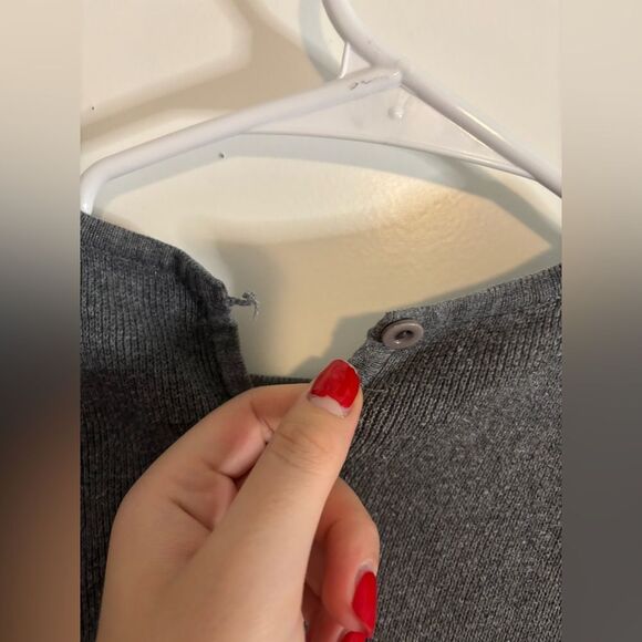 Maggie & Zoe Navy and White Floral Dress & grey dress size 6 girls EUC BUNDLE - Picture 6 of 7